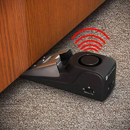 Alarma con Tope de Puerta de 120 dB con Sensor de Presión y Base Antideslizante