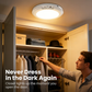 💥Gran oferta: 50% de descuento💡en la luz de techo recargable con sensor de movimiento y mando a distancia - Lámpara de techo inalámbrica magnética alimentada por pilas