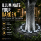 🌳💡 Luz LED Anular para Árboles – Iluminación Exterior Resistente al Agua, Ideal para Árboles, Columnas y Jardines
