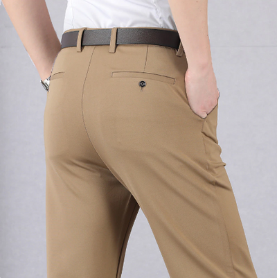 🔥Pantalones clásicos de tiro alto para hombre benefiyou