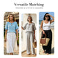 👗 ¡TIEMPO LIMITADO 50% DE DESCUENTO! 💥 Set de camiseta y pantalones para mujer con cordón – Casual, suave, comodidad ✨ diaria