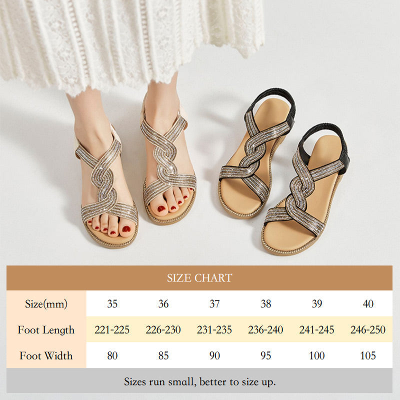 🔥Por tiempo limitado verano 49% de descuento--Sandalias de cuña de la cuña del rango suave antideslizante benefiyou