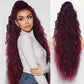 💜Extensión de pelo rizado ondulado con coleta