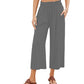 👖 50% de descuento💫en pantalones capri de cintura alta de lino de cintura ancha y de talle alto