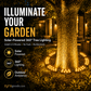 🌳💡 Luz LED Anular para Árboles – Iluminación Exterior Resistente al Agua, Ideal para Árboles, Columnas y Jardines