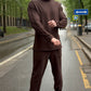 Conjunto de top y pantalón casual suave para hombre