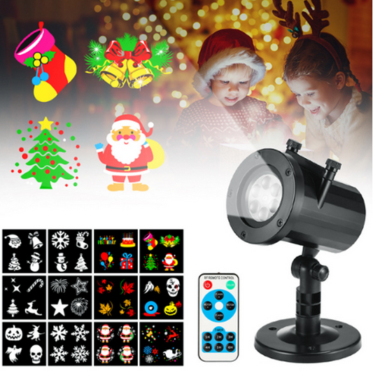 Proyector impermeable exterior de Navidad y Halloween