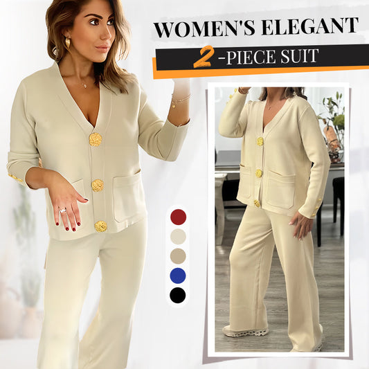 🖤en traje elegante de dos piezas para mujer