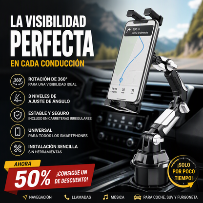 📢Novedad🚗Portavasos para auto giratorio en 360° y ajustable
