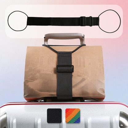 🔥【1° Más Vendido】🧳Correa elástica para equipaje (manos libres para viajar): ¡sujeta las bolsas a la maleta para ir al aeropuerto, de vacaciones o en viajes de negocios!✈️