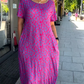 👗【M-3XL】2024 Vestido estampado talla grande de moda benefiyou
