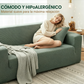 🛋️ Funda Elástica de Sofá de Punto Jacquard – Ajuste Perfecto y Protección Elegante para tu Mueble ✨💖