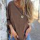 Top cómodo casual de moda para mujer