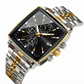 ⌚ ¡50% DE DESCUENTO AHORA! ✨ Reloj de Cuarzo Clásico con Esfera Cuadrada para Hombre – Atemporal y Elegante – Correa duradera, ideal para uso diario o formal – Confiable y con estilo 👤💼✨