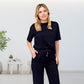 Conjunto de Dos Piezas para Mujer, Top Chic y Pantalón a Juego