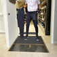 Pantalones casuales elásticos de ajuste delgado para hombre