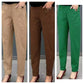 Pantalones Harem de algodón cómodos con cintura elástica para mujer benefiyou