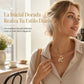 Collar con Dije de Inicial Cursiva y Corazón con Circonias Cúbicas