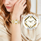 ⏳Oferta por Tiempo Limitado⌛ Reloj de Cuarzo para Mujer Estilo Retro con Estrases Brillantes