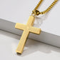 Collar de Cruz con Padre Nuestro Grabado en Acero de Titanio (Compra 1 y Llévate 1 Gratis)