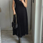 💞Vestido elegante plisado liso sin mangas💞 benefiyou