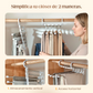 👖Organizador de Pantalones Plegable Multicapa | Ahorra Espacio en Armario + Antideslizante + Ideal para Hogar✨