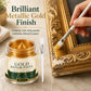 ✨🖌️¡AHORA CON UN 50 % DE DESCUENTO! Pasta reparadora para retoques en dorado metalizado: pasta de pintura para retoques en dorado, ideal para restaurar marcos, muebles y elementos decorativos descoloridos, con un acabado metalizado brillante y reluci