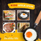 📢📢50% de descuento y sartén mini antiadherente en⏰ 🍳 stock 3,9"/10cm – hierro fundido saludable, calor uniforme y mango ✨ de madera