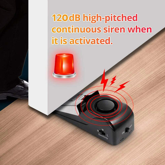 【Oferta especial de hoy】⚡Alarma de tope de puerta de seguridad doméstica - Fácil de instalar Sin herramientas