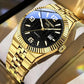 Reloj Luminoso con Patrón de Panal para Hombre