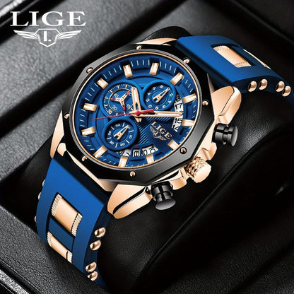 ⌚ ¡50% DE DESCUENTO AHORA! 💪 Reloj deportivo impermeable de cuarzo para exteriores para hombre – Función de cronógrafo, duradero y resistente al agua – Perfecto para deportes, viajes y uso 🏃 ♂️ diario