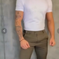 Pantalones cortos deportivos casuales elásticos transpirables de seda de hielo
