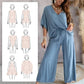 Compra 2 y ahorra 200 MXN💥envío gratis 🔥Traje Casual Holgado de Color Sólido para Mujer