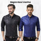 👔Especiales Otoño/Invierno🔥Camisa fina sin planchado para hombre