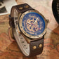 ⌚ ¡50% DE DESCUENTO! 🕰️ Reloj Mecánico Retro – Movimiento Automático, Correa de Doble Opción (Acero/Piel) – Estilo Vintage, Precisión Moderna ✨