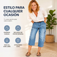 👖 ¡OFERTA POR TIEMPO LIMITADO 50% OFF! ✨ Pantalones Vaqueros Cortos Elásticos Casuales para Mujer – Corte Barril, Cintura Media, Múltiples Bolsillos 🌿