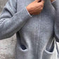 ⏳Spécial à durée limitée⏰Veste tricotée à col rond et fermeture éclair🧥
