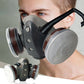 Aktivkohle-Anti-Staub-Doppeltank-Gasmaske