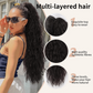 Coleta de Extensiones de Cabello Largo, Rizado y Voluminoso con Clip
