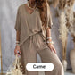 Compra 2 y ahorra 200 MXN💥envío gratis 🔥Traje Casual Holgado de Color Sólido para Mujer