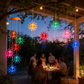 Lámpara Móvil Solar de Viento con Luces LED Multicolor para Jardín y Exteriores