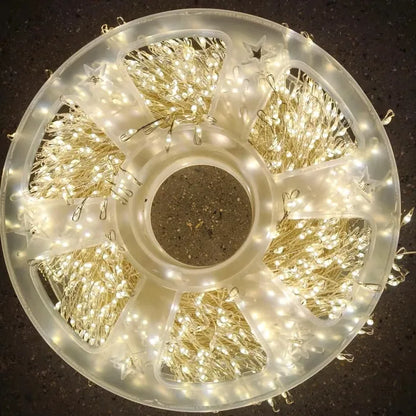 🎁🎄Promoción navideña anticipada⭐ Guirnalda de luces con forma de petardos de alambre de cobre