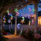 Lámpara Móvil Solar de Viento con Luces LED Multicolor para Jardín y Exteriores