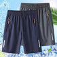 💎 -¡50% EN PANTALONES CORTOS ELÁSTICOS DE VERANO PARA HOMBRE! 💎 Bolsillos transpirables con cremallera y ajuste🩳❄️ elástico