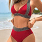 VENTA DE ÚLTIMO DÍA 50% OFF🔥 Sexy V-Neck Wave Pattern Traje de baño de las mujeres de vacaciones