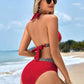 VENTA DE ÚLTIMO DÍA 50% OFF🔥 Sexy V-Neck Wave Pattern Traje de baño de las mujeres de vacaciones