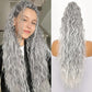💜Extensión de pelo rizado ondulado con coleta