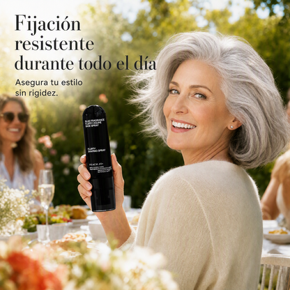 🎉🎉 Spray voluminizador y fijador con aroma a durazno: para un cabello ligero, con volumen y una fijación duradera.