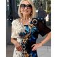 Vestido suelto de verano para mujer con estampado floral 3D