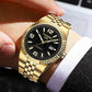 Reloj Luminoso con Patrón de Panal para Hombre